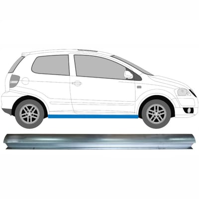 Reparatie dorpel voor Volkswagen Fox 2005- / Links = Rechts (symmetrisch)