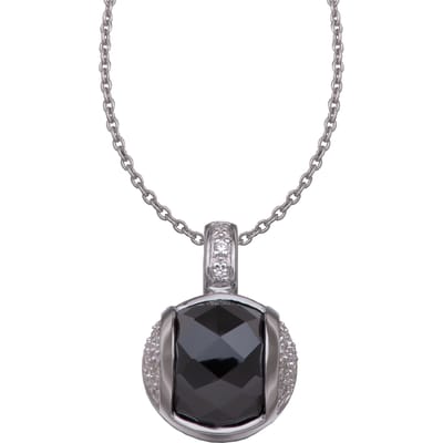 Orphelia Dames 925 Zilveren Ketting met Hanger - Zilver ZH-4572