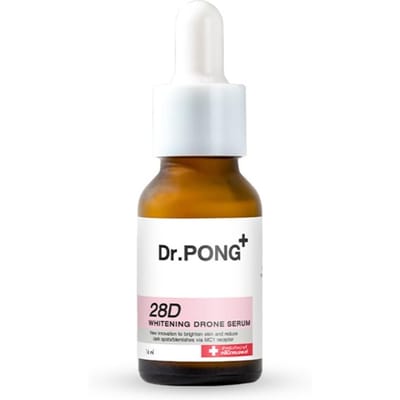 Dr.PONG+ 28D Whitening Drone-serum (Niacinamide + Vit C +Arbutine) 16 ml. x 1 / 3 st 16 ml. brown
