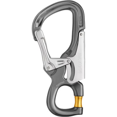PETZL EASHOOK OPEN Automatic – Connector Grey/Yellow 25 KN