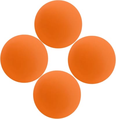 Squashballen - Racketbal training - Sporttraining verbeteren - Hoge stuiter - 6 cm - Oranje