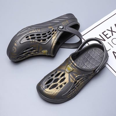 Grote Maten 47 48 49 Mannen Klompen Pantoffels Nieuwe Zomer Mannen Vrouwen Strandsandalen Slippers Ademend Lichtgewicht Tuinschoenen 41 gray