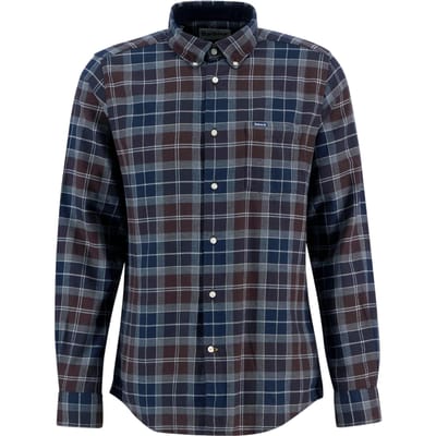 Overhemd Barbour fortrose shirt op maat - tartan middernacht