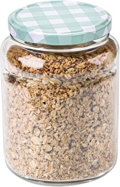 Hega Hogar Weckpot/voorraadpot Classico - 1012 ml - kunststof - draaideksel - groen - D10 x H14 cm
