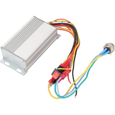 Contrôleur Sans Balais Alliage d'Aluminium Vélo Électrique Contrôleur Moteur Sans Balais pour Vélo Électrique Trottinette 36V‑48V white