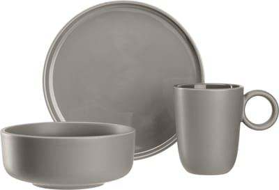 Leonardo Roma serviesset 6 delig taupe
