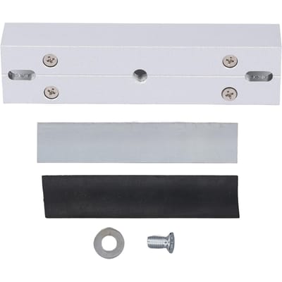 Aluminiumlegering U-vorm Beugel voor 180KG 350lbs Magneetslot Frameloze Glazen Deur Eenvoudige Installatie white