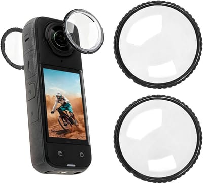 Panoramische Lensbeschermers voor 360° Camera's, Transparante Bescherming, Dubbelzijdige PC Beschermhoes, Krasbestendig en Schokbestendig