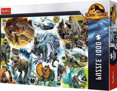 Dinosaurus Puzzel - Legpuzzel Film - Ontspannend Vermaak - Milieuvriendelijk Materiaal - 683 x 480 mm - Jurassic World