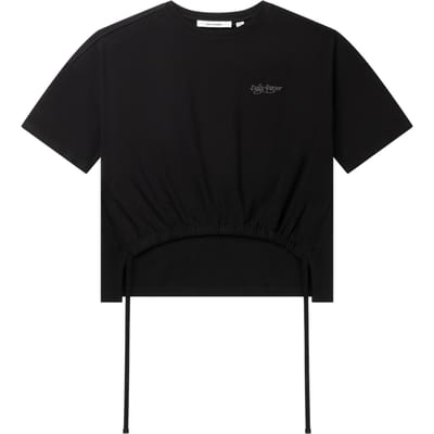 Daily Paper Desta Short Sleeve T-shirt Black Size: XS | T-Shirts Outlet | Dames | Zwart