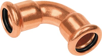 Bonfix Pressfitting roodkoper WATER Bocht 90� 16 x 16 - 2 x press - (m-profiel)