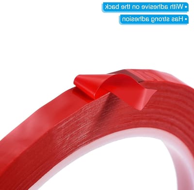 Witte Tape voor Whiteboard 6mm - 3 Dunne Plakband voor Rasterlijnen, DIY Projecten en Klaslokalen, Rood