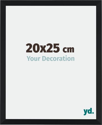 Your Decoration - Fotolijst 20x25 cm - MDF - Zwart Mat - Catania