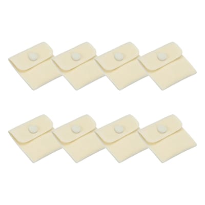 Solidchoice- Sieraden Pouch - 8 Stuks Fluwelen Zakjes - Draagbare Opslag voor Ringen/Kettingen/Armbanden/Oorbellen - Zacht/Comfortabel - 7x7 cm - Sieradenzakje