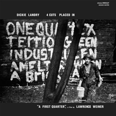 Dickie Landry - 4 Cuts Placed In A First Quarter (LP)