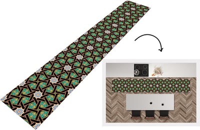 Keukenloper - Loper keuken - Oriëntaal - Patroon - Arabisch - Sterren - 300x50 cm - Keukenloper vinyl