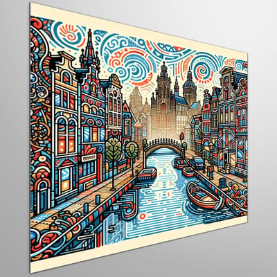 Kunstprint | Wanddecoratie | Dibond | 30 × 30 cm