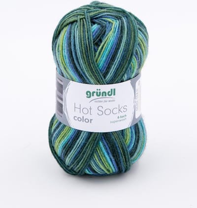 703-404 Hot Socks Color 10x50 gram aqua color