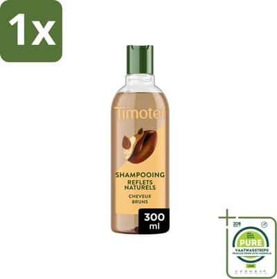 1 x Timotei - Shampoo - Intens Bruin - 300 ml - Bruin Haar Shampoo - Henna Shampoo - Natuurlijke Shampoo - Siliconen Shampoo - Duurzame Shampoo