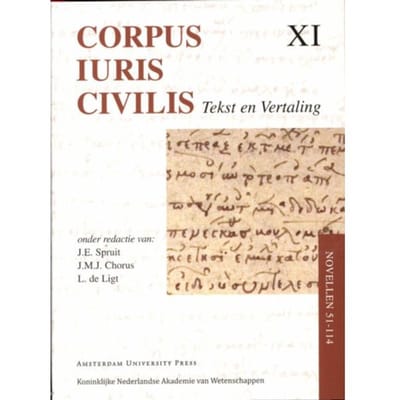 Corpus Iuris Civilis / Novellen 51 - 114 - Corpus Iuris Civilis