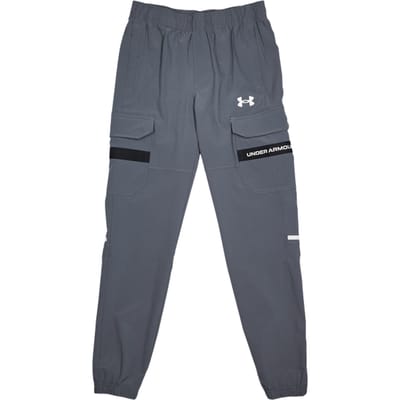 Under Armour Tech Broeken Kinder - Grijs - Maat 137 - 149 CM - Poly Woven
