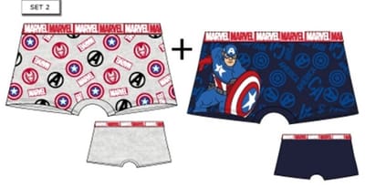 Marvel Captain America 2-Pack Boxershort Maat 110