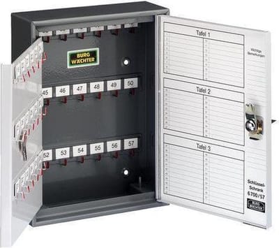 Burg-Wächter 57r Sleutelkast - Voor 57 sleutels - 280 x 215 x 70 mm