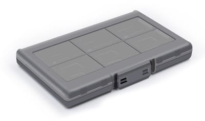 Opberg-Box geschikt voor 12 Nintendo Switch - Switch 2 Spel Game-Cards + 2 SD Cards - Zwart