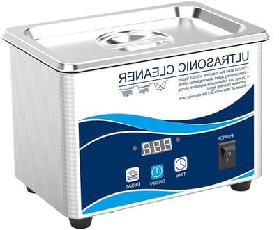 Ultrasone Reiniger - Reinigingsapparaat - Sieraden Schoonmaken - Digitale Timer - 800ml Capaciteit - Zilver