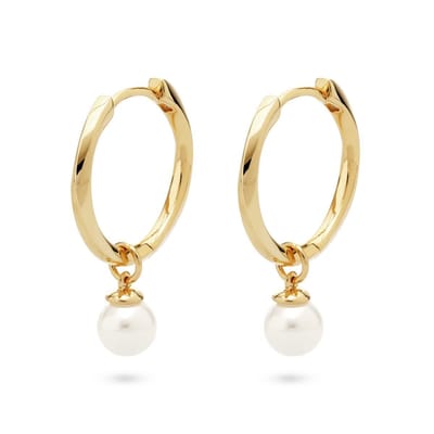Jette - 89207972 - Oorbellen - Dames - 925 Zilver - geel verguld gepolijst