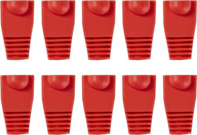 Nedis Trekontlasting | RJ45 | 10 Stuks | PVC | Rood | Polybag