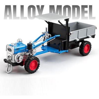 1:32 Schaal Retro Lopende Tractor Auto Model Speelgoed Geluid Licht Diecast Metaal Landbouwvoertuig Modellen Decoraties Voor Kinderen