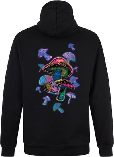 Zwarte Neon Sweater Trui Colour Mushroom XL