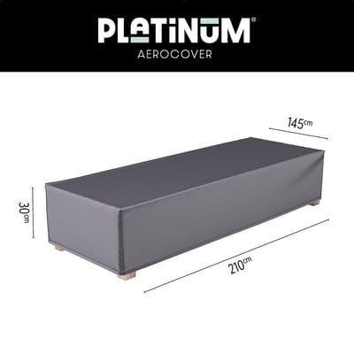 Platinum AeroCover - Ligbedhoes - 210x145x30cm - Ademend - Waterproof - Hoge kleurechtheid