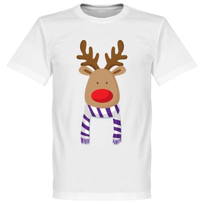 Reindeer Supporter T-Shirt - Paars/Wit - XL