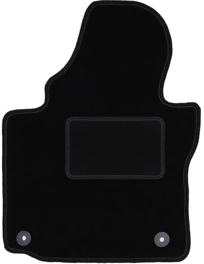 Bestuurdersmat zwart voor: Volkswagen Caddy 2K minivan (2004-2010)
