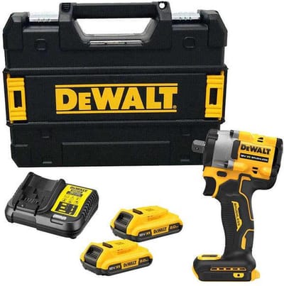 DeWALT DCF922D2T Accu slagmoersleutel 406Nm 1/2 borgpin 18V XR 2.0Ah in TSTAK