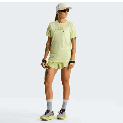 The North Face Bitmap Silhouette Shirt Dames (Maat - M, Kleur - Lemon Mist)