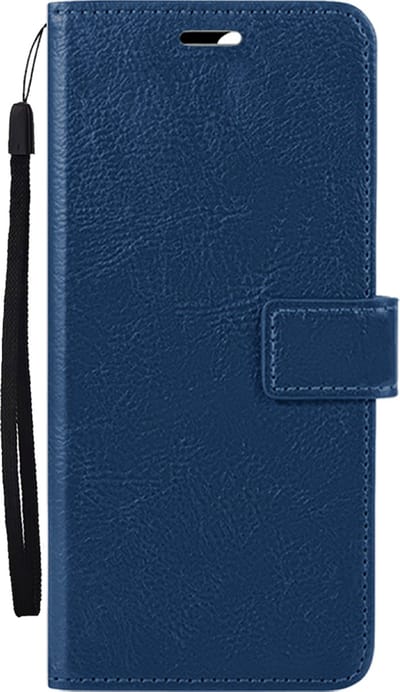 Hoesje Met Pasjeshouder - Geschikt voor Google Pixel 10 - Luxe Bookcase Portemonee - Flip Case - Kunstleer Book Case - Flipcase - Book Cover - Walletcase - Portemonneehoes - Donkerblauw