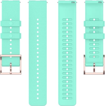 Siliconen bandje - geschikt voor Huawei Watch GT Runner 2 / GT 2(e) 46 mm / GT 3 / 4 / 5 (Pro) 46 mm / Watch 3 (Pro) / Watch 4 (Pro) / GT 6 (PRO) 46mm - mintgroen