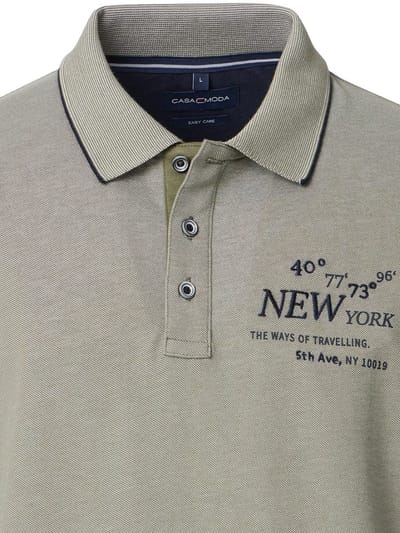 Casa Moda Heren Poloshirt New York Collectie 954383700-336 - 3XL