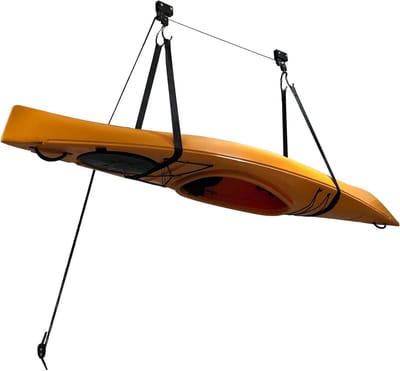 Draagband Kajak - Opbergband - Ruimte Besparen - Robuust En Duurzaam - 57 kg - Zwart
