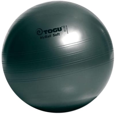 TOGU Bodybal Soft - 55 cm - antraciet- trainings bal - fitness bal