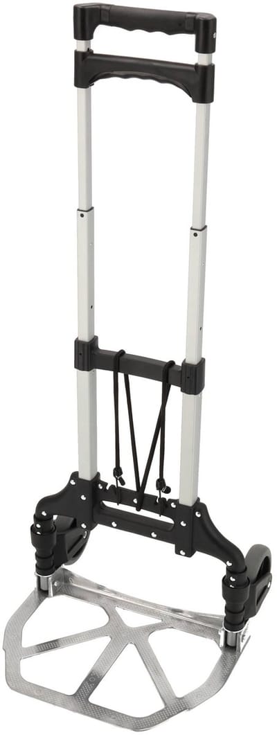 Ravendo Steekwagen ALU 50 Opvouwbare Bagagetrolley - Draagvlak 400x208 mm - 50 kg Draagvermogen