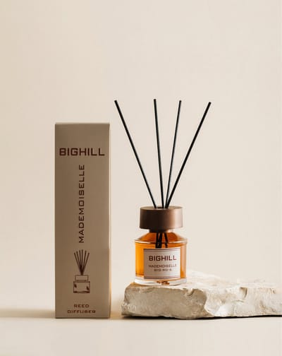 BIGHILL - REED DIFFUSER - LUXE GEURSTOKJES - HUISPARFUM - MADEMOISELLE - 120 ML