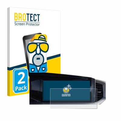 BROTECT - Screenprotector voor Opel Mokka B 2022 Infotainment System 7" - Folie Beschermfolie matte 2 Stuks