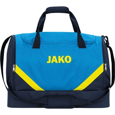 Jako Iconic (Bambini) Sporttas Met Bodemvak - Jako Blauw / Marine / Fluogeel | Maat: UNI