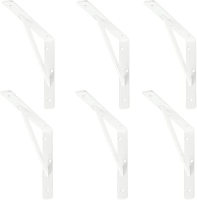 siwitec plankdrager 250 x 150 x 30 mm, wit, set van 6, draagvermogen 100 kg, plankdrager, webconsole