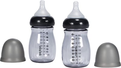 We-Too Standaardfles PPSU - 260 ml - Black - 2-pack