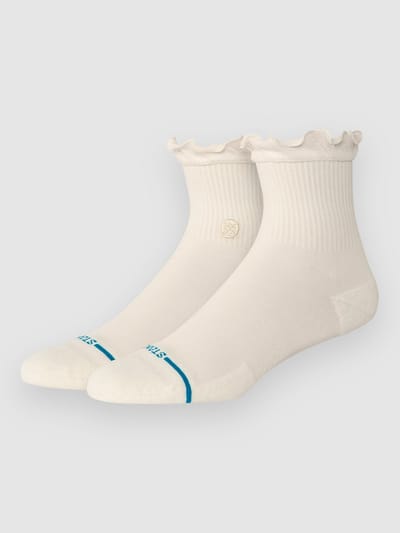 Stance Ruffle Icon Quarter Sokken wit